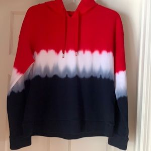 Lauren Ralph Lauren French Terry Dip-Dyed Hoodie sz Medium, NWT